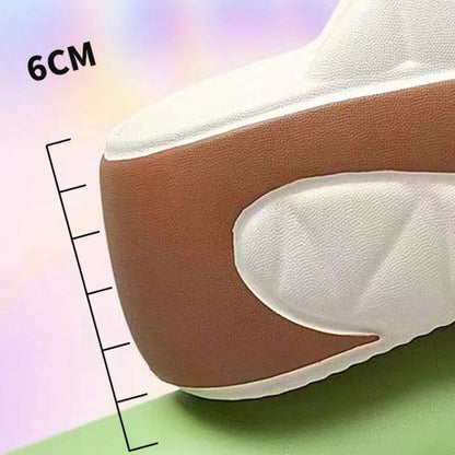 Women's Summer Color-Block Soft Platform Flip Flops