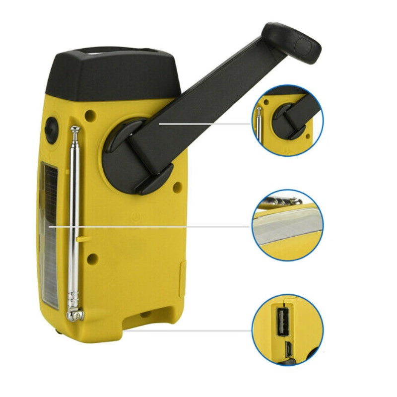 🔥2026 New Arrivals: 49% Off for Limited Time!🔥 Multifunctional Portable Solar Emergency Radio