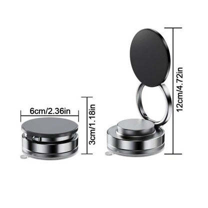 🔥Limited Sale 60%OFF🔄360° Adjustable Vacuum Magnetic Phone Holder📱🚗