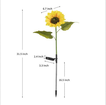 🌻49% OFF FLASH SALE ! Sunflower Solar Lights – Glowing Decor for Garden ✨🌿【Hurry Up】