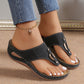 Women’s Slip-On Wedge Thong Sandals