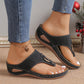 Women’s Slip-On Wedge Thong Sandals