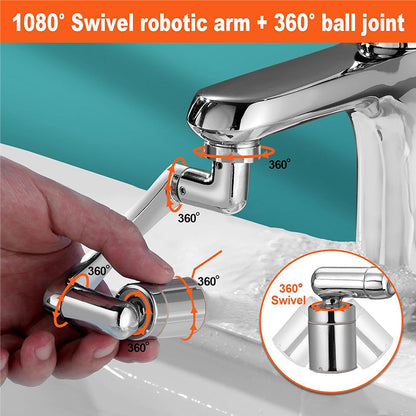 🚰✨1440° splash-proof and universally rotatable faucet adapter ✨