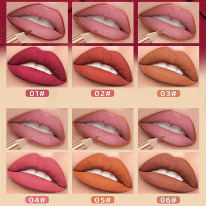 12-Color Smudge-Proof Lip Liner Pencil Set