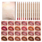 12-Color Smudge-Proof Lip Liner Pencil Set