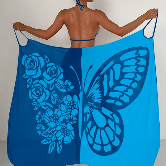 ⏰Last Day Hot Sale!!⌛Women's Butterfly Swimsuit Cover-Up & Dress