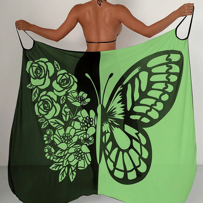 ⏰Last Day Hot Sale!!⌛Women's Butterfly Swimsuit Cover-Up & Dress