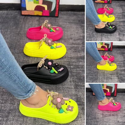 💖2026 HOT SALE 49% OFF🌈Women’s Breathable Slippers with Flower Decoration🌴