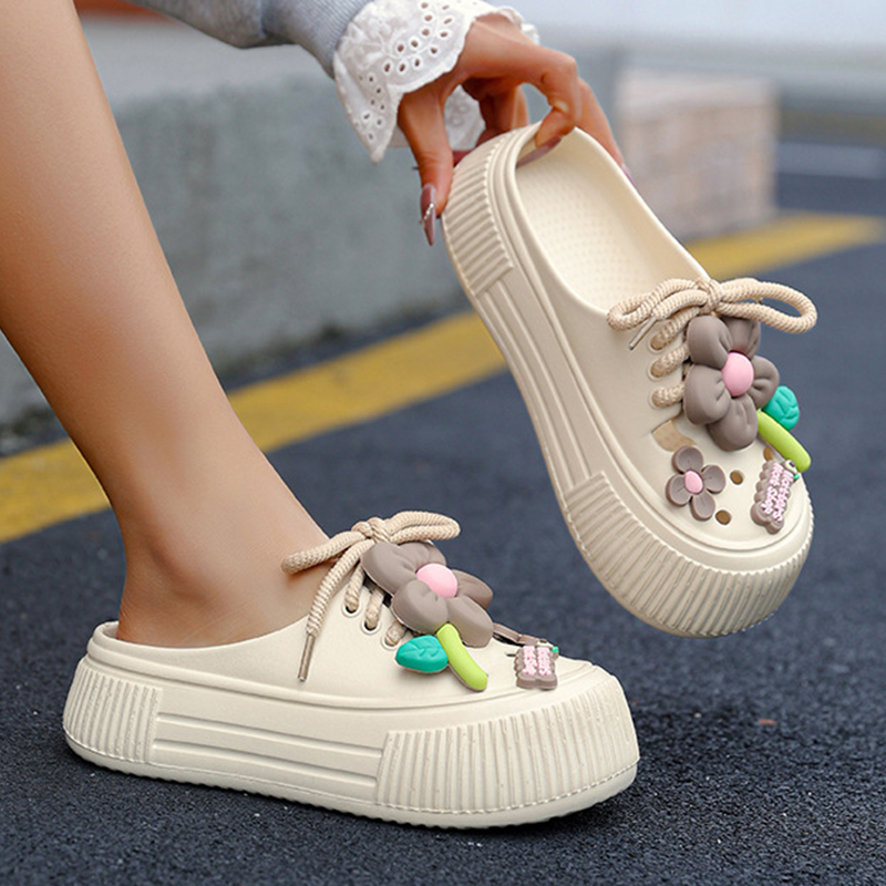 💖2026 HOT SALE 49% OFF🌈Women’s Breathable Slippers with Flower Decoration🌴
