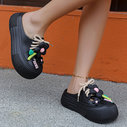 💖2026 HOT SALE 49% OFF🌈Women’s Breathable Slippers with Flower Decoration🌴
