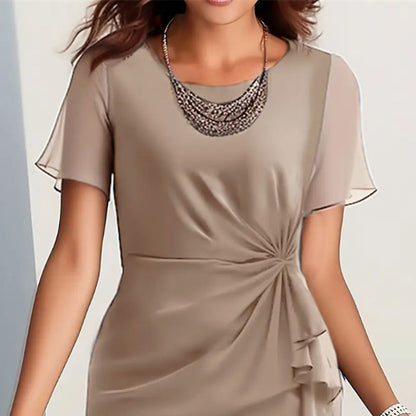 🥰Elegant Fashion Solid Color Dress
