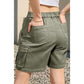 Women's Casual Solid Color Cargo Pants