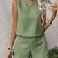 Women’s Sleeveless Top Shorts 2-Piece Set