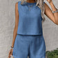 Women’s Sleeveless Top Shorts 2-Piece Set
