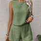 Women’s Sleeveless Top Shorts 2-Piece Set