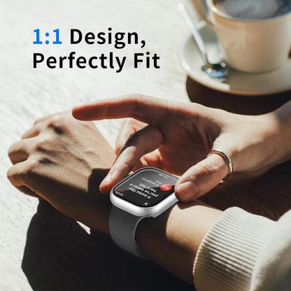 Anti-Spy Tempered Glass Case for Apple Watch