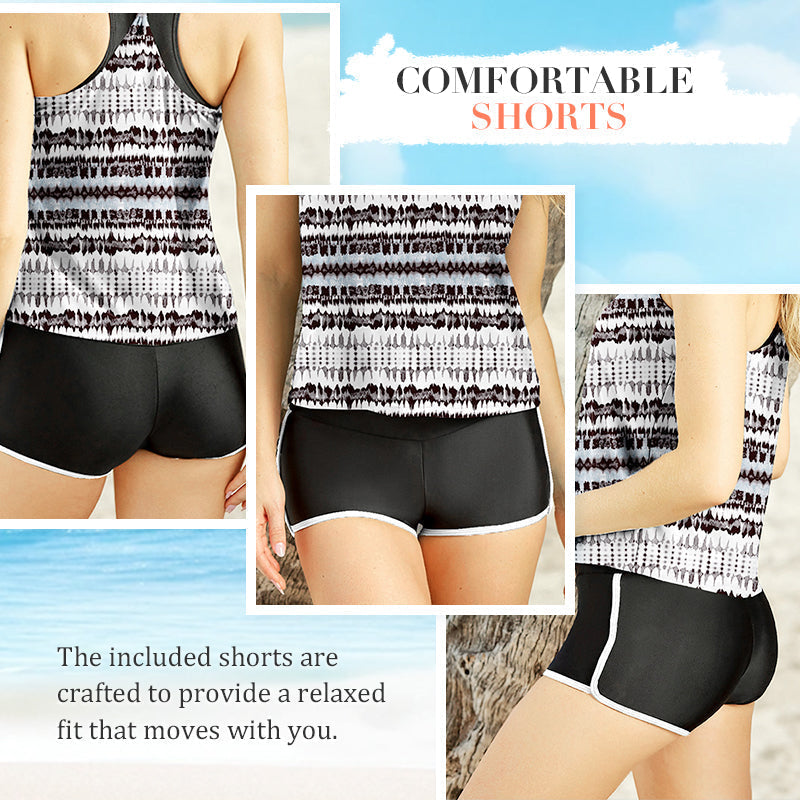 🔥LAST DAY SALE 49% OFF!!🎁Women's Comfortable Printed Bikini 3-Piece Set