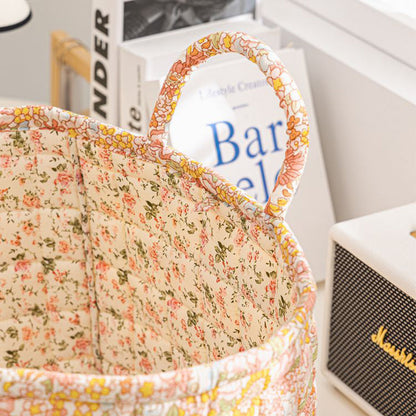 ✨2026 Hot Sale 49%OFF⌛Portable Floral Fabric Storage Basket