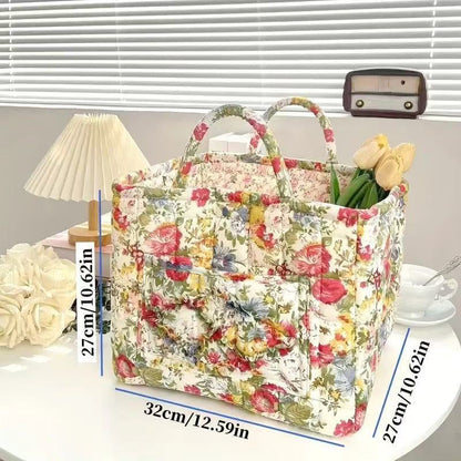 ✨2026 Hot Sale 49%OFF⌛Portable Floral Fabric Storage Basket