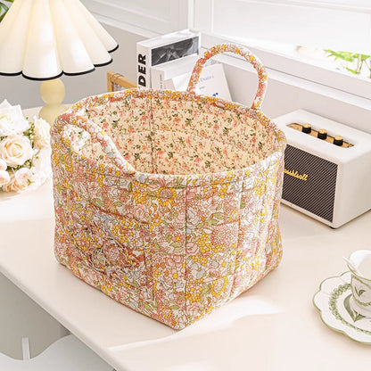 ✨2026 Hot Sale 49%OFF⌛Portable Floral Fabric Storage Basket