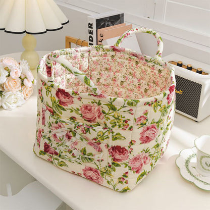 ✨2026 Hot Sale 49%OFF⌛Portable Floral Fabric Storage Basket