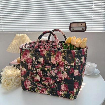 ✨2026 Hot Sale 49%OFF⌛Portable Floral Fabric Storage Basket