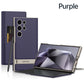 Folding Stand Phone Case with Card Holder for Samsung S24Ultra