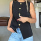 ⏳Time-limited Special⏰Women's Buttoned Round Collar Sleeveless Suit Vest