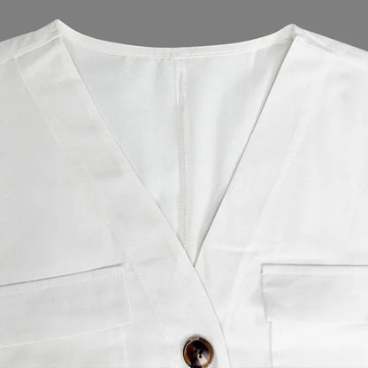 ⏳Time-limited Special⏰Women's Fashion V-Neck Loose Jumpsuit