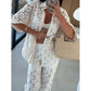 Women's Casual Lace Two-Piece Set