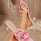 Women's Orchids Slip-On Thong Heels