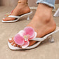 Women's Orchids Slip-On Thong Heels
