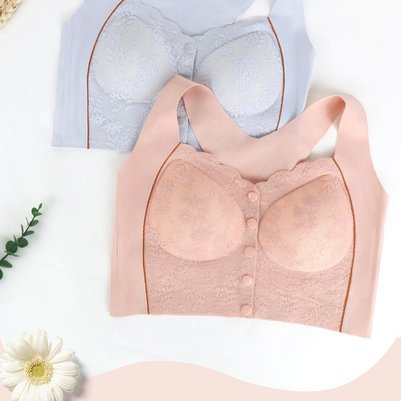 Women's Comfortable Wireless Front-Closure Bra