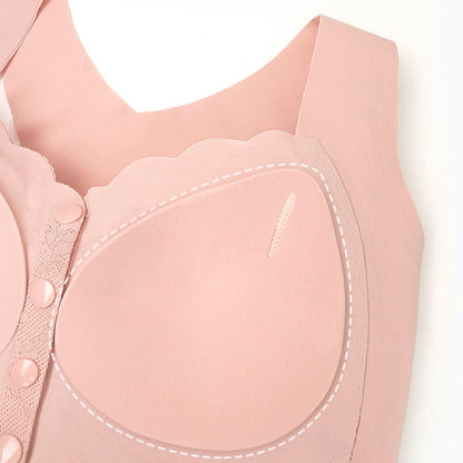 Women's Comfortable Wireless Front-Closure Bra