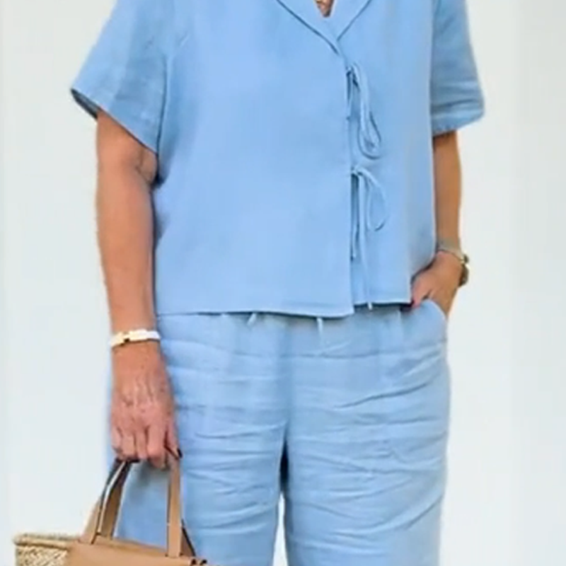 Women's Casual Top & Pants 2-Piece Set