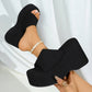 Women's Open-Toe Slip-On Platform Wedge Sandals