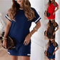 Women's Short Sleeve Round Neck Dress