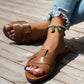Women's Stylish Leather Slide Sandals