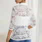 Women's Elegant Sheer Lace Detailing Blazer