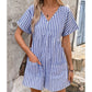 Women's Stylish V-Neck Short Jumpsuit