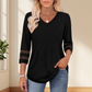 💥Last Day Special Sale 50% OFF💝2025 New Womens 3/4 Length Sleeve Tops Trendy V Neck T Shirts