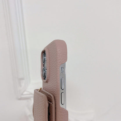 Practical Strap-Equipped Wallet Phone Case