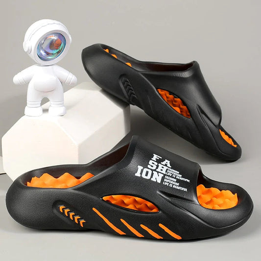 Stylish Outdoor Arch Support Massage Slippers