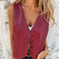 Women's Fashion Elegant Solid Color Vest
