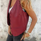 Women's Fashion Elegant Solid Color Vest