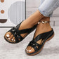 Women's Flower Leather Sandal