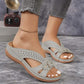 Women's Flower Leather Sandal