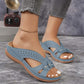 Women's Flower Leather Sandal