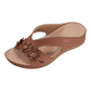 Women's Flower Leather Sandal