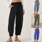Women's Casual Wide-Leg Drawstring Pants